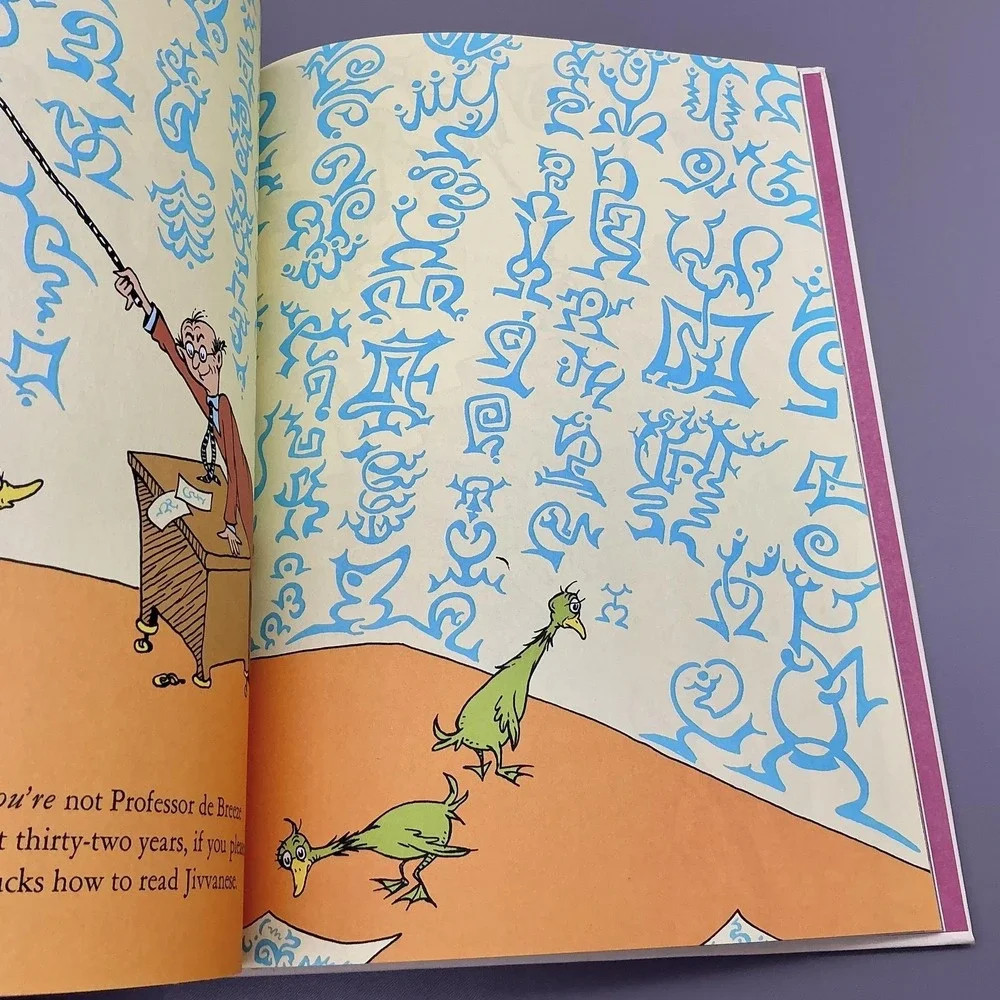 Vintage Did I Ever Tell You How Lucky You Are Dr Seuss 1973 Yellow Random House